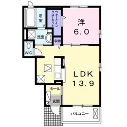 ミモザ楠根の物件間取画像